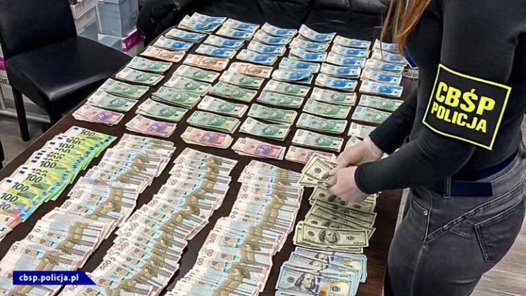 zabezpieczona gotówka