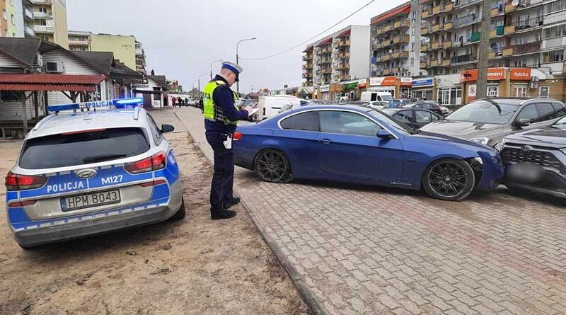 Policyjny pościg za kierowcą BMWBMW
