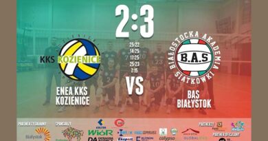 ENEA KKS Kozienice - BAS Białystok 2:3