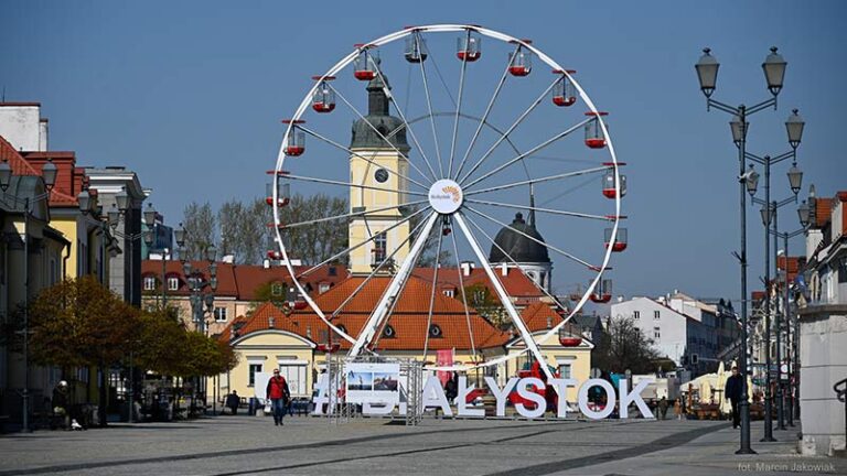 Młyńskie koło w Białymstoku