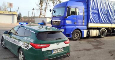 Zatrzymano pijanego kierowcę białoruskiego tira