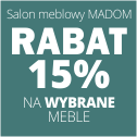 Salon meblowy MADOM - rabat