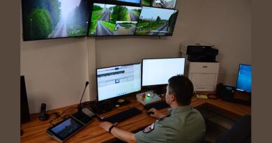 Nowy skaner RTG do prześwietlania pociągów. w Siemianówce