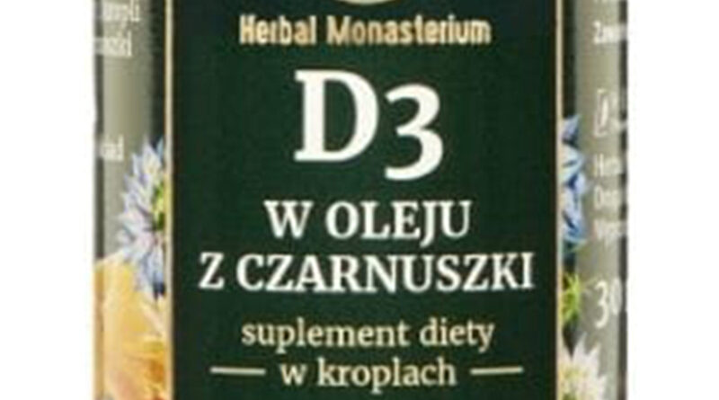 Witamina D3 w oleju z czarnuszki
