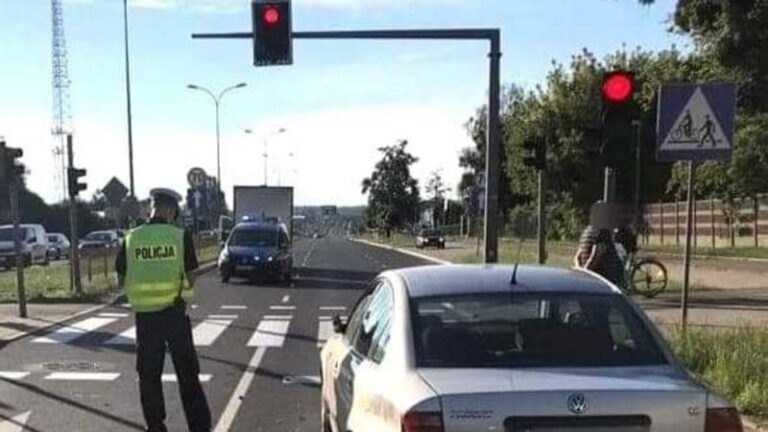 W Białymstoku potrącenie pieszego na ulicy Sosabowskiego