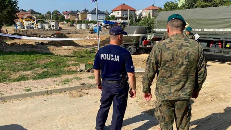 Saperzy usuwają niewybuchy w Kolnie