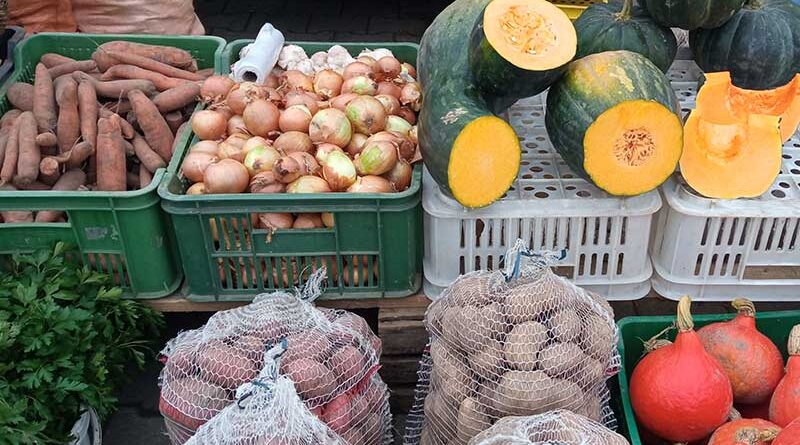 Ceny owoców i warzyw na giełdzie rolno-towarowej przy Andersa