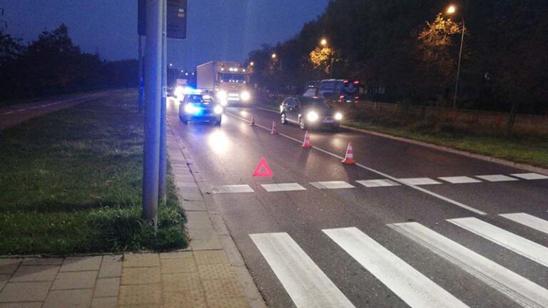 potrącenie pieszego ze skutkiem śmiertelnym