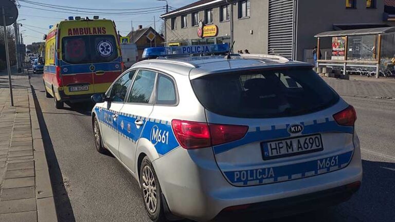 do potrącenia na przejściu dla pieszych