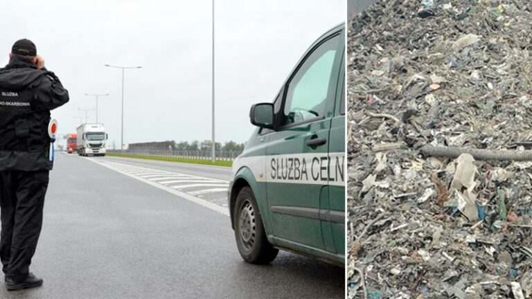 Nielegalny transport odpadów komunalnych