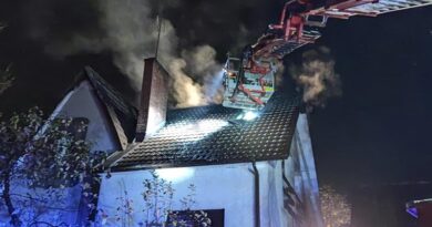 pożar budynku mieszkalnego w Bielsku Podlaskim