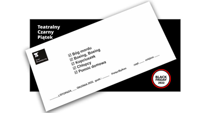 Teatralny czarny piątek
