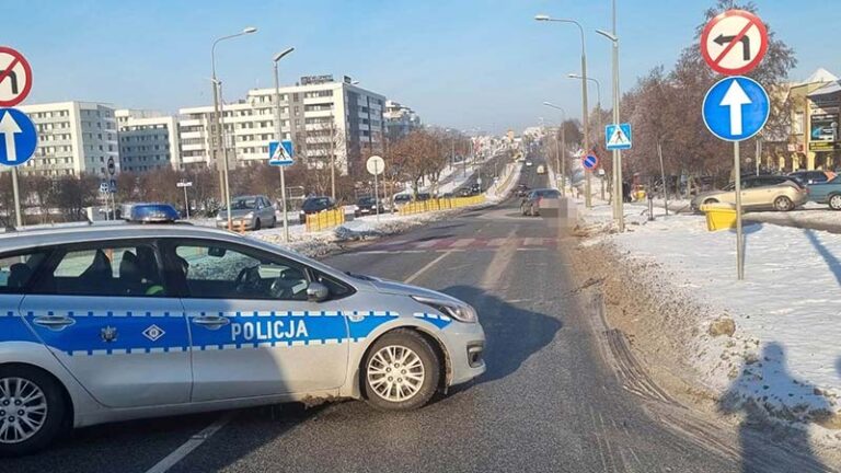 potrącona na przejściu dla pieszych