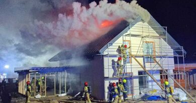 pożar domu w Jaworówce