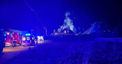 pożaru domu w Choroszczy