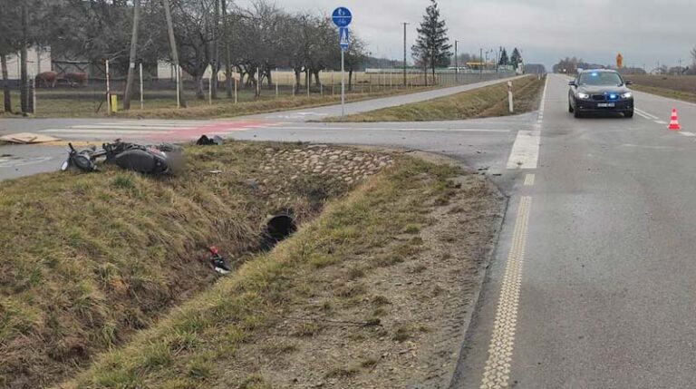17-letni kierowca trafił do szpitala
