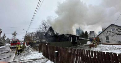 pożar domu w Białymstoku