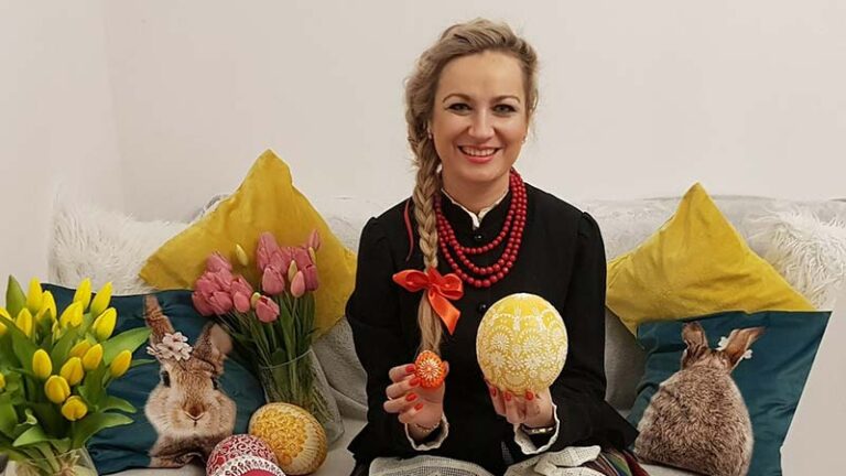rodzinne warsztaty wielkanocne, które poprowadzi Magda Rutkowska.
