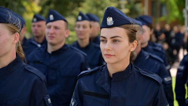 Uroczyste ślubowanie nowo przyjętych funkcjonariuszy