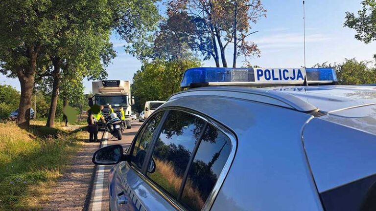 potrącenie rowerzysty ze skutkiem śmiertelnym