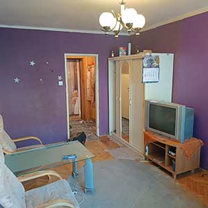 salon w mieszkaniu przy ulicy Zwierzynieckiej