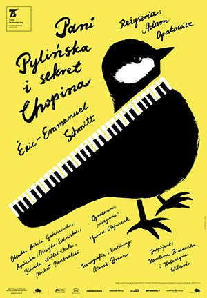 plakat do spektaklu Pani Pytalińska i sekret Chopina