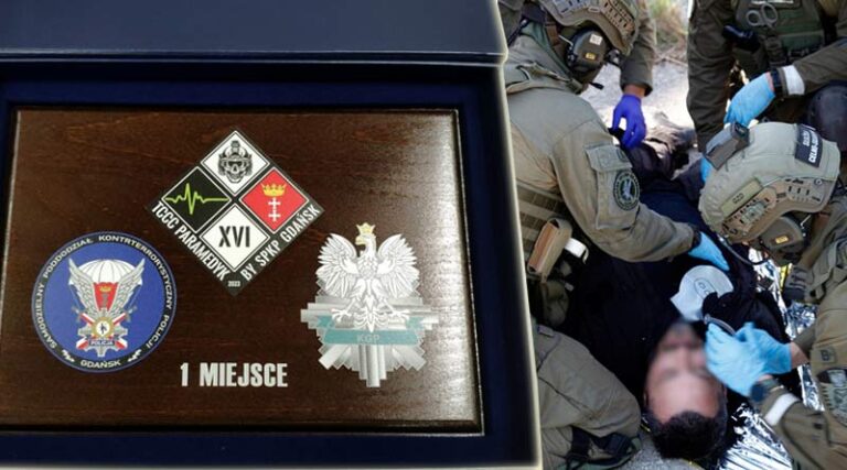 Grupa Zabezpieczenia Działań z podlaskiej KAS zwycięzcą zawodów PARAMEDYK