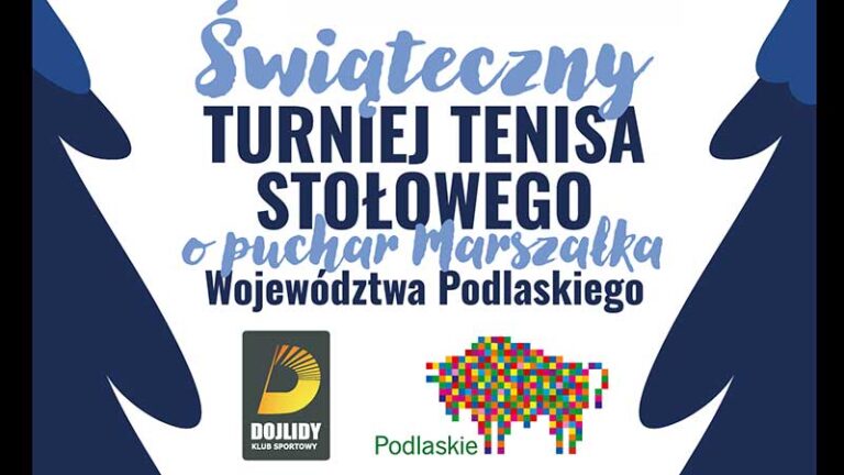 Świąteczny Turniej Tenisa Stołowego dla dzieci i młodzieży