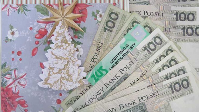 emerytury i renty przed świętami