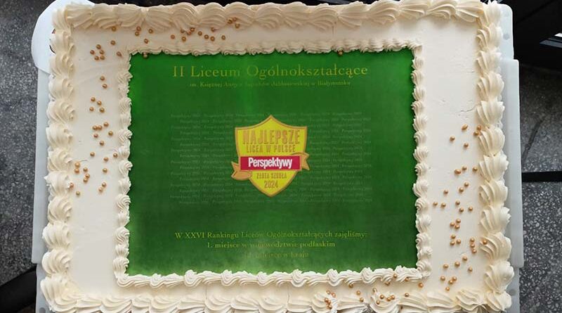 II LO w Białymstoku znalazło się na pozycji lidera w województwie podlaskim.