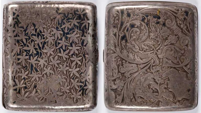 Srebrna papierośnica