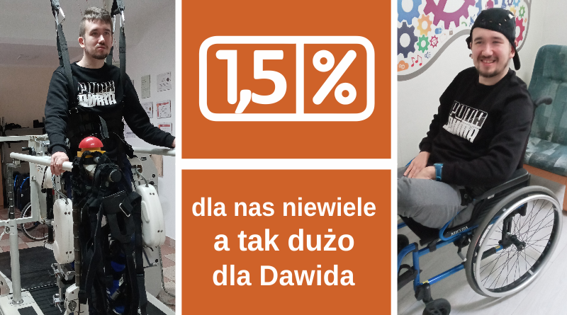 Podarujmy Dawidowi 1,5% naszego podatku