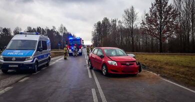 Zderzenie dwóch pojazdów w Kamiankach