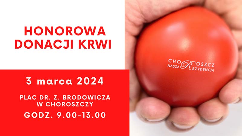 donacja krwi w Choroszczy