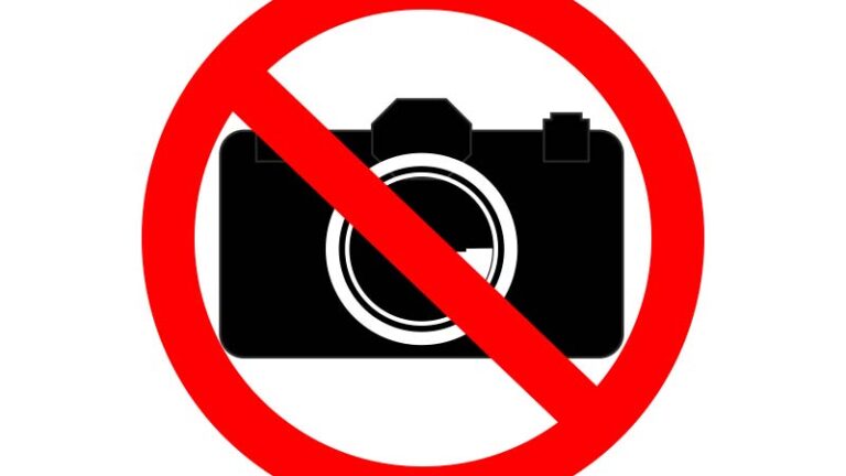 ćwiczenia Sił Zbrojnych państw NATO, zakaz fotografowania