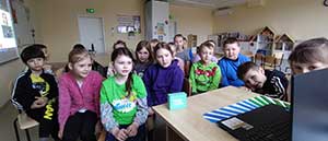 uczniowie SP w Choroszczy