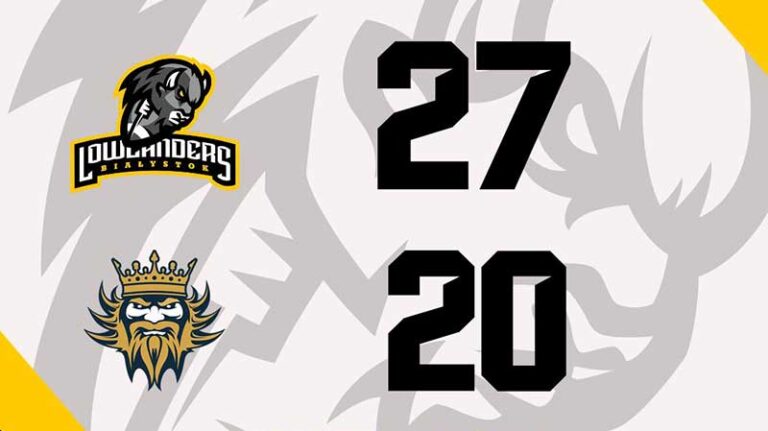 Kraków Kings został pokonany przez Lowlanders Białystok 20:27