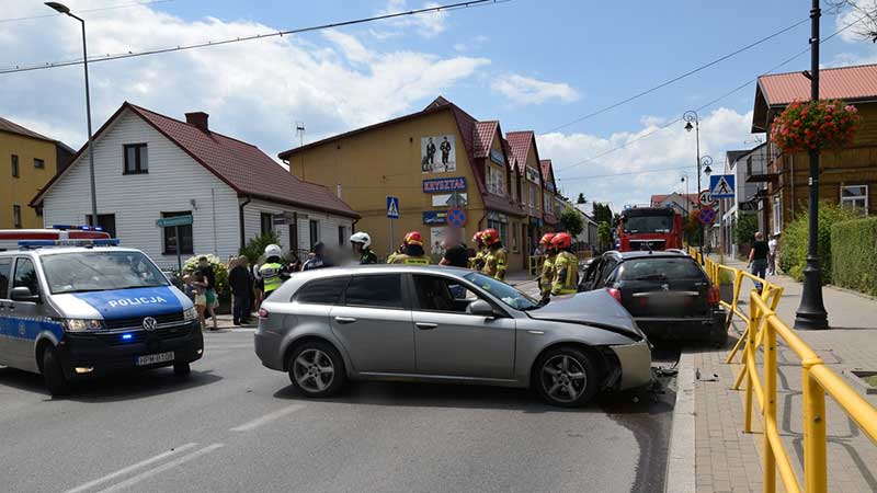 spowodował kolizję i uciekł