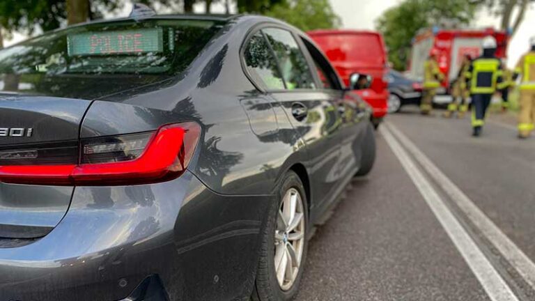 Zderzenie 3 pojazdów na DK 63, trasa Kolno-Borkowo