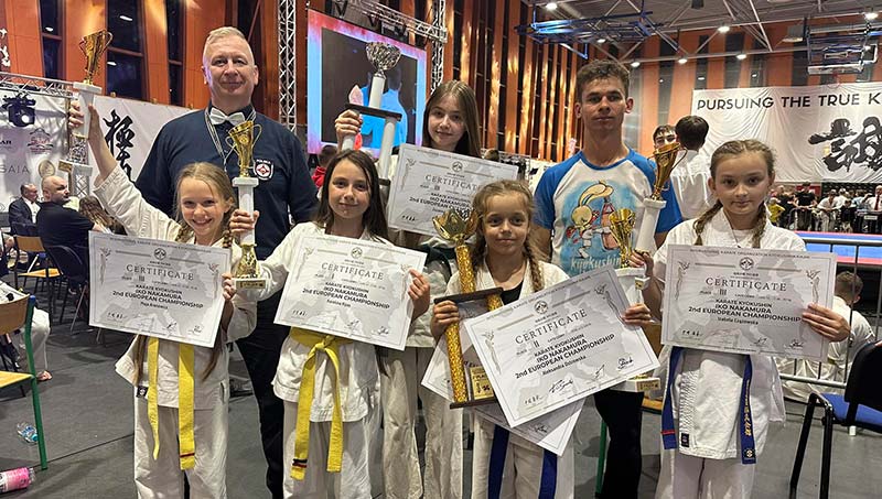 6 medali wywalczyły karateczki z Kyokushin Team Wasilków, z czego 2 Ola Ostrowska
