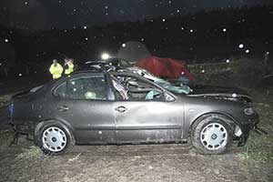 Tragiczny wypadek w województwie kujawsko-pomorskim na drodze 534 w Kolonii Lipnica