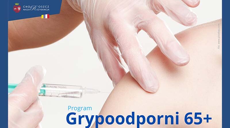 „GRYPOODPORNI 65+” - to program bezpłatnych szczepień ochronnych przeciwko grypie, skierowany do mieszkańców pow. 65-roku życia mieszkańców gminy Choroszcz