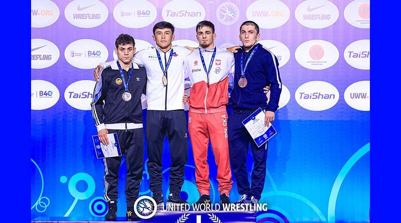 Arslanbek Salimov zapaśnik reprezentujący Klub Sportowy Wschód z Białegostoku