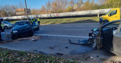 jedna osoba trafiła do szpitala