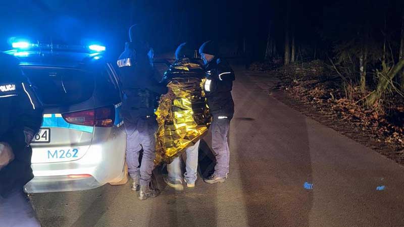 Kalila, policyjny pies tropiący znalazła zaginionego 58-latka.