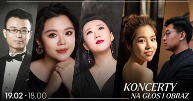utalentowani artyści we środę 19 lutego 2025 roku, wystąpią w białostockim Ratuszu. w ramach cyklu KONCERTY NA GŁOS I OBRAZ,