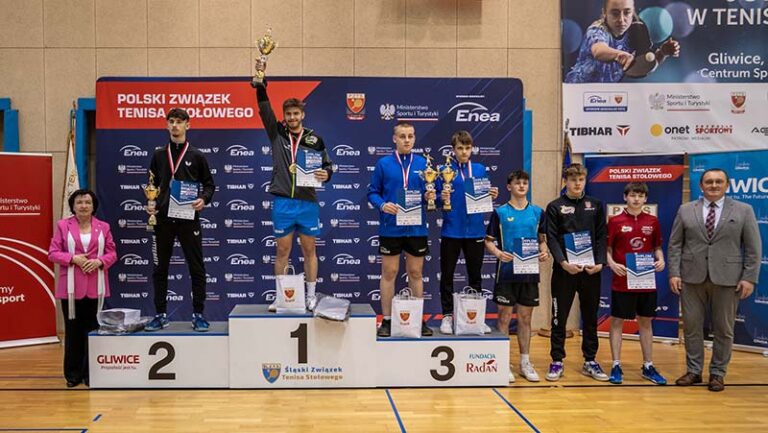 Alan Kulczycki został indywidualnym Mistrzem Polski w tenisie stołowym do lat 19!