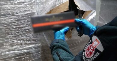 Nielegalne papierosy w transporcie chusteczek higienicznych