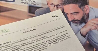 pełnomocnictwo do załatwiana spraw ZUS-ie