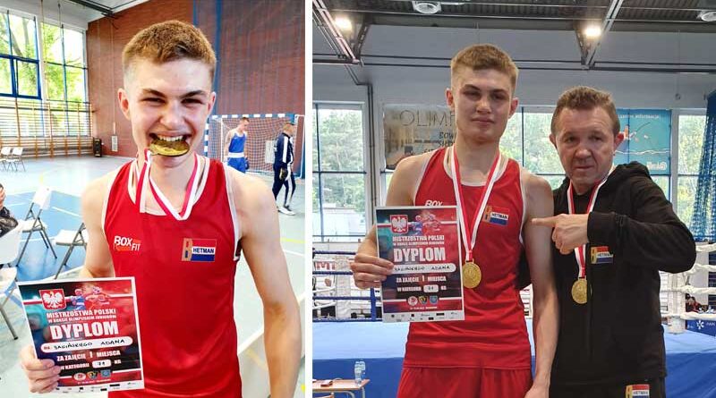 Adam Bagiński wie już jak smakuje złoty medal :)